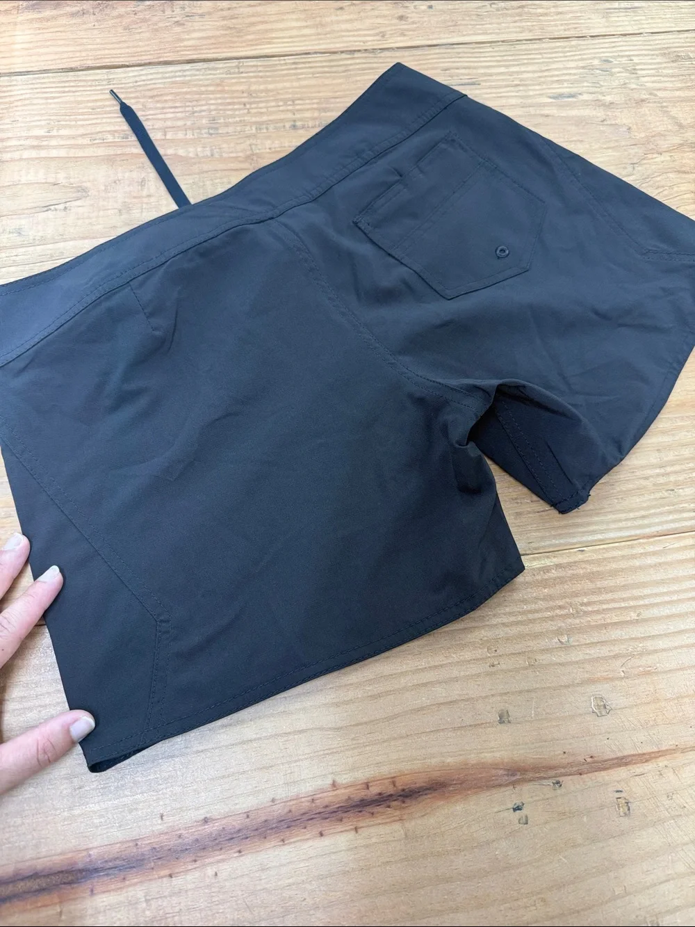 Volcom Black Athletic Boardshorts with Drawstring